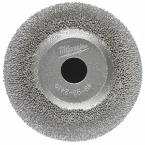 MILWAUKEE 49-93-2410 Buffing Wheel, Flared Design, 2 Inch Dia, 1 Inch Thick | CT3HDA 61UU53