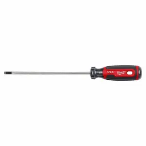 MILWAUKEE MT212 Screwdriver, 3/16 Inch Tip Size, 10 Inch Length, 6 Inch Shank Length, Cushion Grip | CT3NYE 798KW6