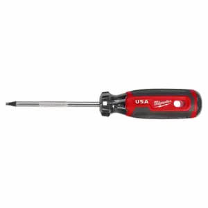 MILWAUKEE MT218 Screwdriver, #2 Tip Size, 8 1/4 Inch Length, 4 Inch Shank Length, Cushion Grip | CT3NXW 798KX2