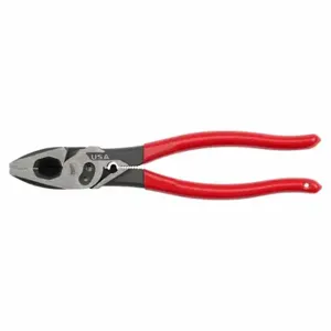 MILWAUKEE MT500C Dipped Grip Plier, Flat, 9 Inch Overall Lg, 1 7/8 Inch Jaw Lg, 1 1/4 Inch Jaw Width | CT3MFH 798KU0