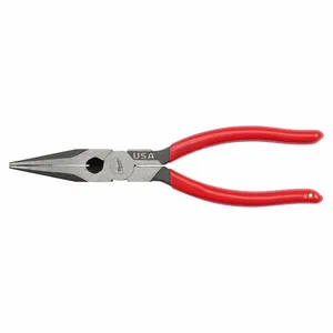 MILWAUKEE MT505 Long Nose Dipped Grip Pliers, 2 3/4 Inch Max Jaw Opening, 8 Inch Overall Length | CT3MQH 798KU2