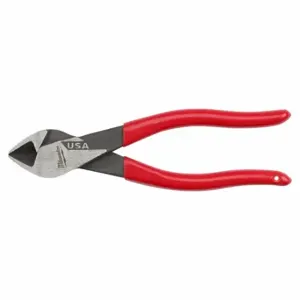 MILWAUKEE MT507 Dipped Grip Plier, Flush, Straight, Tapered, 3/4 Inch Jaw Lg, 1 1/4 Inch Jaw Width | CP4NXG 798KU4