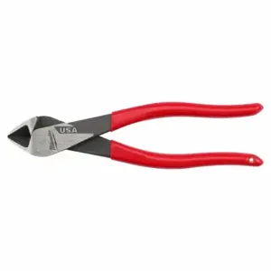 MILWAUKEE MT508 Dipped Grip Plier, Flush, Straight, Tapered, 3/4 Inch Jaw Lg, 1 1/4 Inch Jaw Width | CP4NXH 798KU5