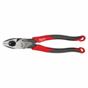 MILWAUKEE MT550 Comfort Grip Plier, Flat, 9 Inch Overall Length, 1 7/8 Inch Jaw Length | CT3MFD 798KU6