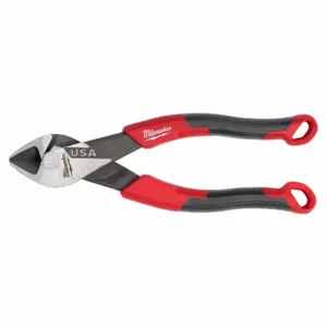 MILWAUKEE MT556 Comfort Grip Plier, Flush, Straight, Tapered, 6 Inch Overall Length, Deluxe Cushion Grip | CP4NWY 798KV0