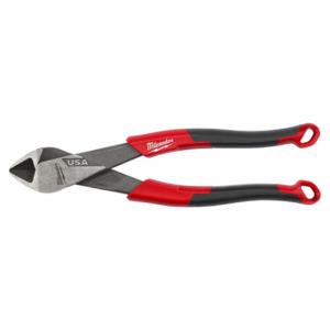 MILWAUKEE MT558 Comfort Grip Plier, Flush, Straight, Tapered, 8 Inch Overall Length, Deluxe Cushion Grip | CP4NXA 798KV2