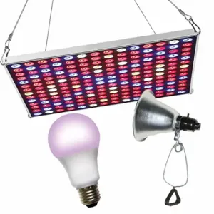 MIRACLE LED 602238 LED Grow Panel/Clamp On LED Red/Blue, Blue/Red, 120V, Bulb Included | CT3QEX 655Z22