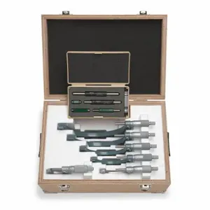 MITUTOYO 103-907-40 Micrometer Set 0 To 6 Inch 0.0001 Inch 6 Pc | AB2JWK 1MDW5