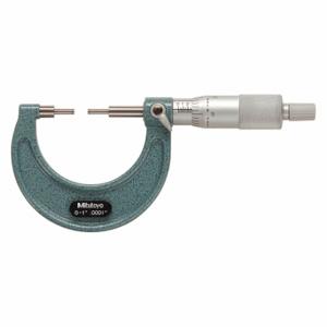 MITUTOYO 111-166 Spline Mic, 0-1/.0001 Inch Size | CV2TVW 39X042