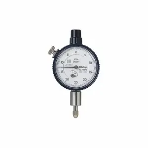 MITUTOYO 1507AB Dial Indicator - Flat Back, 0 Inch To 0.125 Inch Range, Balanced Reading | CT3RGC 54GE56