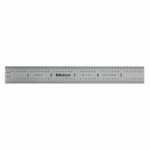 MITUTOYO 182-105 Steel Rule Rigid 6 Inch 32 / 64ths / 0.5 / 1mm | AE7ZCU 6C307