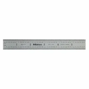 MITUTOYO 182-105 Steel Rule Rigid 6 Inch 32 / 64ths / 0.5 / 1mm | AE7ZCU 6C307