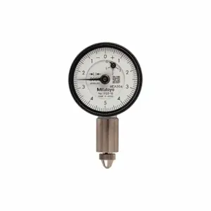 MITUTOYO 1925AB-10 Dial Indicator - Flat Back, 0 Inch To 0.025 Inch Range, Balanced Reading | CT3RFZ 54GE62