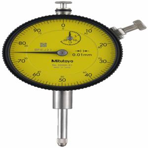 MITUTOYO 2050A-01 Dial Indicator, Range 0 To 20 Mm, Back Type Non-Removable Flat, Reading Continuous | CH6JCB 785TH0