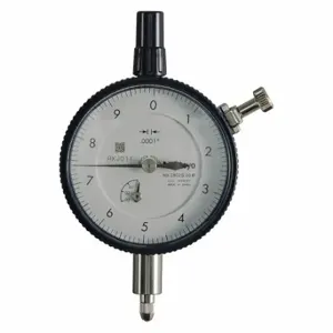 MITUTOYO 2802A-10 Dial Indicator - Lug Back, 0 Inch To 0.025 Inch Range, Continuous Reading | CT3RHB 45MY10