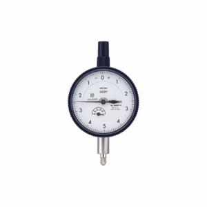 MITUTOYO 2805A-10 Dial Indicator - Lug Back, 0 Inch To 0.05 Inch Range, Balanced Reading, 0-5-0 Dial Reading | CT3RHC 54GE65