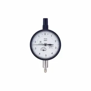 MITUTOYO 2805AB-10 Dial Indicator - Flat Back, 0 Inch To 0.05 Inch Range, Balanced Reading | CT3RGB 54GE66