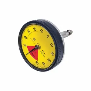 MITUTOYO 2960A Dial Indicator - Lug Back, 0 To 1 mm Range, Balanced Reading, 50-0-50 Dial Reading, Agd 2 | CT3RHF 54GE69