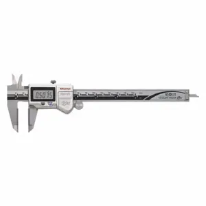 MITUTOYO 500-732-20 Carbide Jaw 4-Way Digital Caliper, 0-200 mm Range, IP67, ±0.001 Inch Accuracy | CT3RBC 45MY13