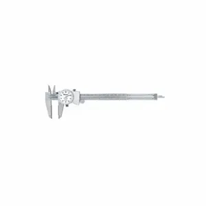 MITUTOYO 505-737 Dial Caliper, 0 Inch To 8 Inch Range, +/-0.002 Inch Accuracy, 0.001 Inch Dial Graduation | CT3QZC 54GE78