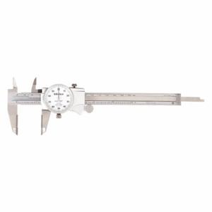 MITUTOYO 505-738 Dial Caliper 0-6 Inch Carbide Jaws | AD8MUH 4LA87