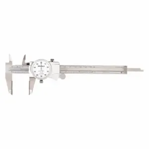 MITUTOYO 505-738 Dial Caliper 0-6 Inch Carbide Jaws | AD8MUH 4LA87