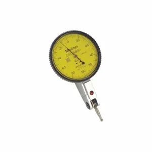 MITUTOYO 513-405-10H Horizontal Dial Test Indicator, Horizontal, 0 mm to 0.2 mm Range, 0-100-0 Dial Reading | CT3RAJ 54GE81