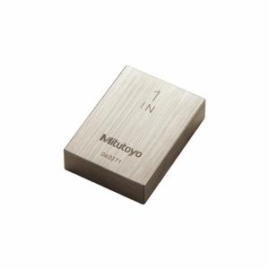 MITUTOYO 611195-541 Rectangular Gauge Block, Rectangular, 0.5 Inch Nominal Size, 6 Micro Inch Tolerance | CU7XVM 54GF05