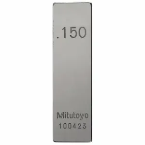 MITUTOYO 611115-531 Gage Block Rectangular Steel 0.150 Inch Asme 0 | AE9YEQ 6NRE2