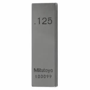 MITUTOYO 611165-531 Gage Block Rectangular Steel 0.125 Inch Asme 0 | AE9YEP 6NRE1