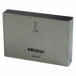 MITUTOYO 611202-541 Rectangular Gauge Block, Rectangular, 2 Inch Nominal Size, 6 Micro Inch Tolerance | CU7ZFU 54GF06