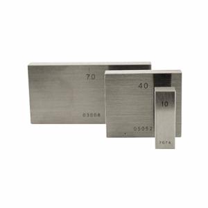 MITUTOYO 614181-531 Square Gauge Block, Square, 0.141 Inch Nominal Size, 0.10 Micro Inch Tolerance | CU7YVG 45MY25