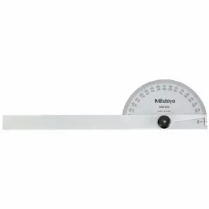 MITUTOYO 968-202 Protractor Semi-circular 6 Inch Non-graduated | AA8YFH 1ARY6