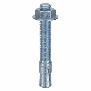 MKT FASTENING 2612334 Wedge Anchor, Zinc Plated, 1/2 Inch Anchor Dia., 3-3/4 Inch Anchor Length, 10Pk | AB6KKA 21U885