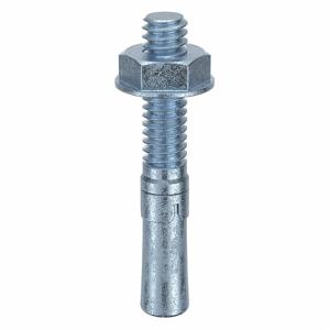 MKT FASTENING 2614134 Wedge Anchor, Zinc Plated, 1/4 Inch Anchor Dia., 1-3/4 Inch Anchor Length, 20Pk | AB6KJR 21U877