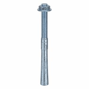 MKT FASTENING 2634100 Wedge Anchor, Zinc Plated, 3/4 Inch Anchor Dia., 10 Inch Anchor Length, 10Pk | AB6KKT 21U902