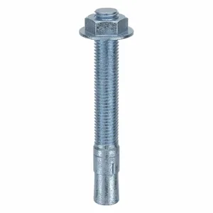 MKT FASTENING 2634614 Wedge Anchor, Zinc Plated, 3/4 Inch Anchor Dia., 6-1/4 Inch Anchor Length, 5Pk | AB6KKP 21U898