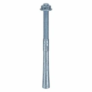 MKT FASTENING 2658100 Wedge Anchor, Zinc Plated, 5/8 Inch Anchor Dia., 10 Inch Anchor Length, 10Pk | AB6KKK 21U894