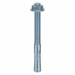 MKT FASTENING 2658700 Wedge Anchor, Zinc Plated, 5/8 Inch Anchor Dia., 7 Inch Anchor Length, 5Pk | AB6KKJ 21U893