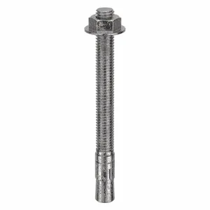 MKT FASTENING 2712512 Wedge Anchor, 303/304 Stainless Steel, 1/2 X 5-1/2 Inch Anchor Size, 10Pk | AB6KMZ 21U954