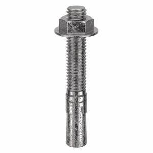 MKT FASTENING 2738234 Wedge Anchor, 303/304 Stainless Steel, 3/8 X 2-3/4 Inch Anchor Size, 20Pk | AB6KMR 21U947