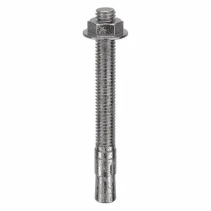 MKT FASTENING 2738334B Wedge Anchor, 303/304 Stainless Steel, 3/8 X 3-3/4 Inch Anchor Size, 400Pk | AB6KRD 21V013