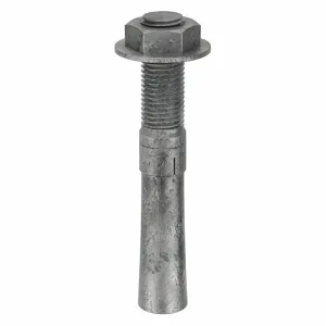 MKT FASTENING 2811490 Wedge Anchor, Galvanised Steel, 1-1/4 X 9 Inch Anchor Size, 4Pk | AB6KRA 21V010