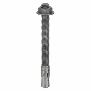 MKT FASTENING 2812512 Wedge Anchor, Galvanised Steel, 1/2 X 5-1/2 Inch Anchor Size, 10Pk | AB6KPK 21U987