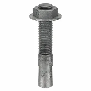 MKT FASTENING 2816000 Wedge Anchor, Galvanised Steel, 1 X 6 Inch Anchor Size, 4Pk | AB6KQX 21V007