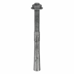 MKT FASTENING 2834100 Wedge Anchor, Galvanised Steel, 3/4 X 10 Inch Anchor Size, 4Pk | AB6KQR 21V002
