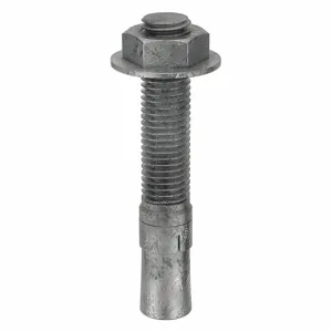 MKT FASTENING 2834434 Wedge Anchor, Galvanised Steel, 3/4 X 4-3/4 Inch Anchor Size, 5Pk | AB6KPV 21U996