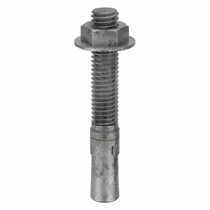 MKT FASTENING 2838234 Wedge Anchor, Galvanised Steel, 3/8 X 2-3/4 Inch Anchor Size, 20Pk | AB6KPC 21U980