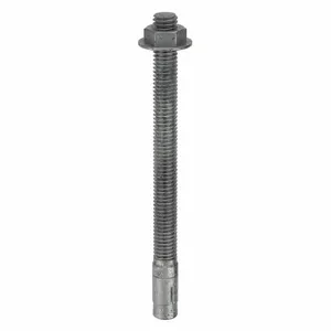 MKT FASTENING 2838500 Wedge Anchor, Galvanised Steel, 3/8 X 5 Inch Anchor Size, 20Pk | AB6KPF 21U983