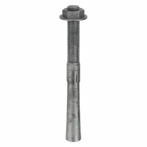 MKT FASTENING 2878100 Wedge Anchor, Galvanised Steel, 7/8 X 10 Inch Anchor Size, 4Pk | AB6KQW 21V006